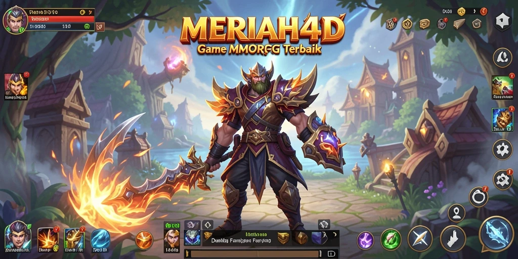 Tampilan gameplay seru dan interaktif di dunia MERIAH4D.