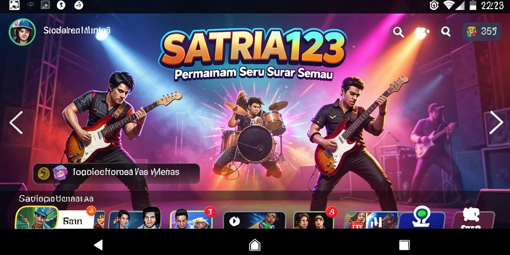Tampilan gameplay SATRIA123 yang menarik dan interaktif.